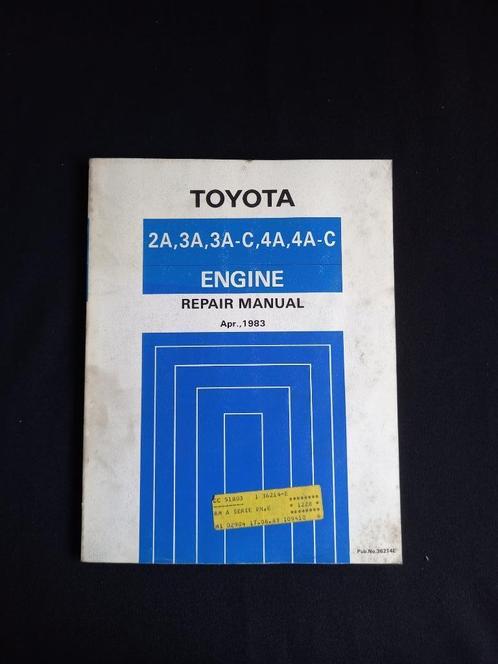 Origineel Werkplaatshandboek Toyota 2A, 3A, 3A-C, 4A en 4A-C, Auto diversen, Handleidingen en Instructieboekjes, Ophalen of Verzenden