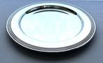 verzilverd bord Italiaans design silver plated - il maestri, Ophalen of Verzenden