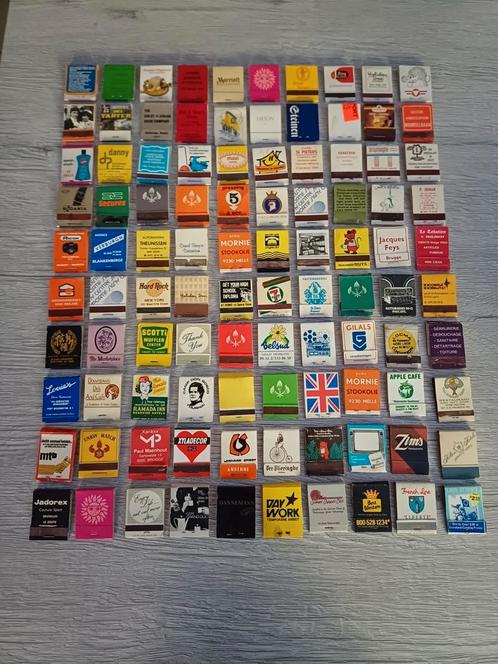 Collection de 326 pochettes d'allumettes, Verzamelen, Overige Verzamelen, Ophalen of Verzenden