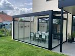 Terrasoverkapping met glazen schuifwanden 3x4,5m, Jardin & Terrasse, Verrières, Enlèvement, Comme neuf