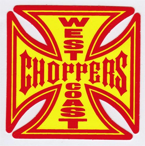West Coast Choppers sticker #5, Motoren, Accessoires | Stickers, Verzenden