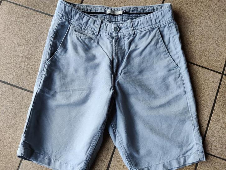 Blauwe bermuda: celio, Kleding | Heren, Broeken en Pantalons, Zo goed als nieuw, Maat 48/50 (M), Blauw, Verzenden