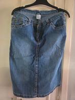 Jupe jeans  tl 44, Kleding | Dames, Rokken, Maat 42/44 (L), Ophalen of Verzenden, Knielengte, Gedragen