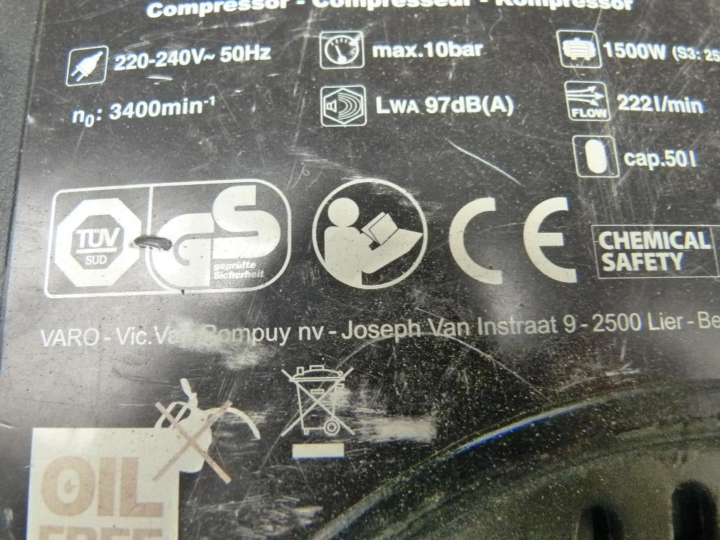 topcraft compressor, Ophalen, Zo goed als nieuw