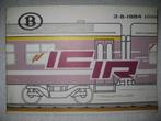 SNCB NMBS – plan IC-IR – 1984 collector, Collections, Enlèvement ou Envoi, Train