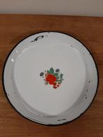 Vintage emaille dienblad, Ophalen of Verzenden