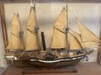 Schaalmodel stoom/zeilschip, Antiquités & Art, Curiosités & Brocante, Enlèvement