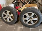 Winterbanden op aluminiumvelgen 235/65-17 2 + 2 stuks, Ophalen, Gebruikt, 17 inch, Winterbanden