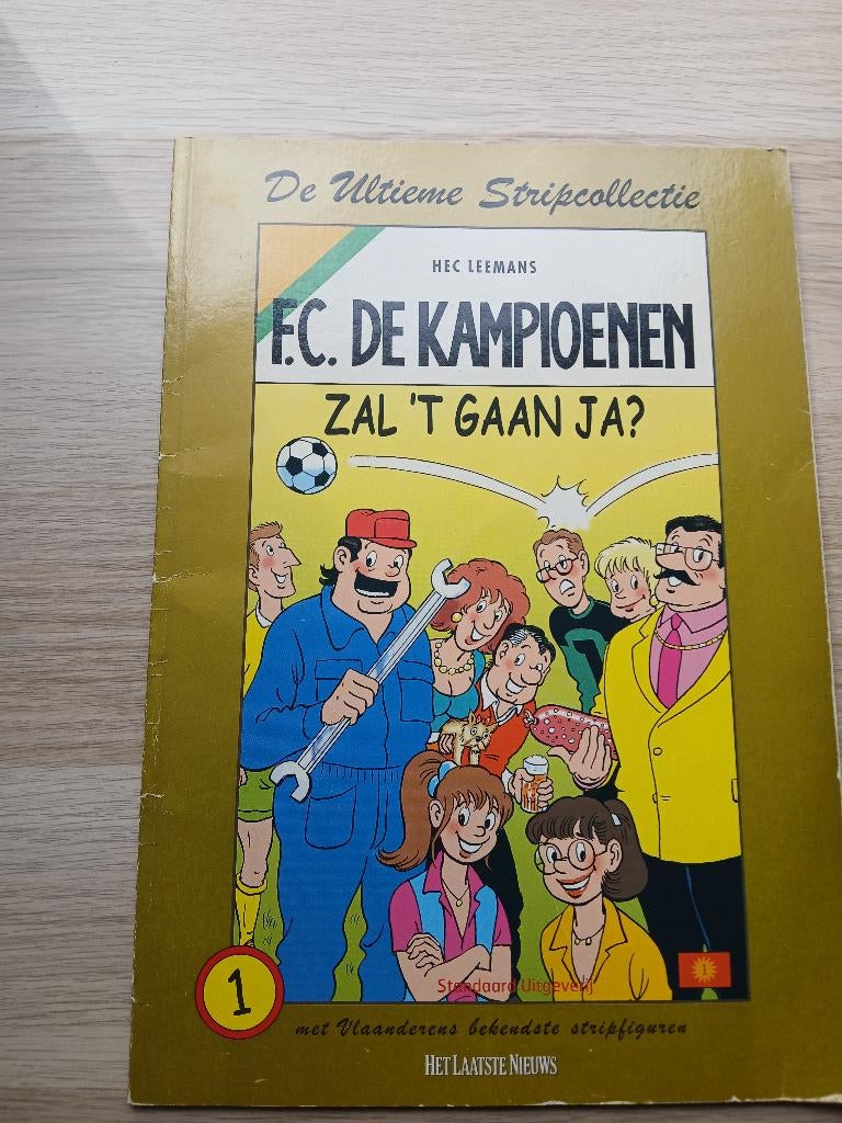 F.C. DE KAMPIOENEN zal 't gaan ja 1, Livres, Enlèvement ou Envoi, Une BD, Hec Leemans, Utilisé