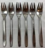 Gero Zilmeta 512 Foxtrot 6x Gebakvorkjes 14cm Vintage, Huis en Inrichting, Keuken | Bestek, Verzenden, Zo goed als nieuw, Inox of Chroom