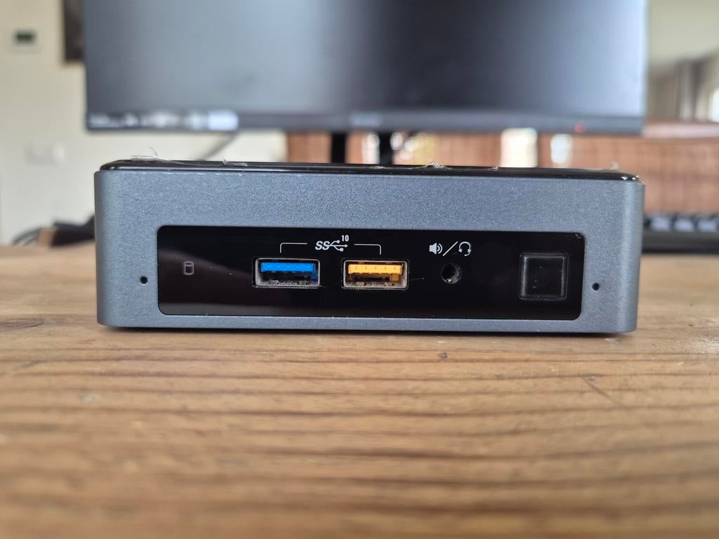NUC7i5BNK 128GB / 8GB (uitbreiding SSD mogelijk), Computers en Software, Desktop Pc's, Zo goed als nieuw, 3 tot 4 Ghz, SSD, 8 GB