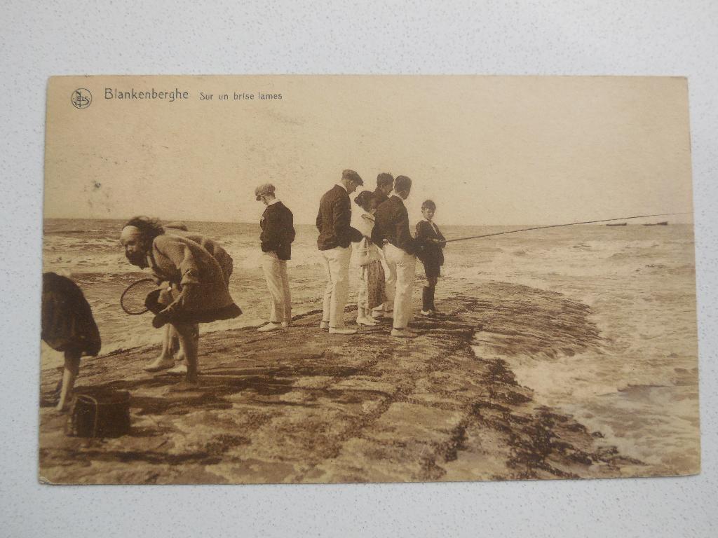 postkaart Blankenberge Sur une Brise Lames, Verzenden, 1920 tot 1940, Gelopen, West-Vlaanderen