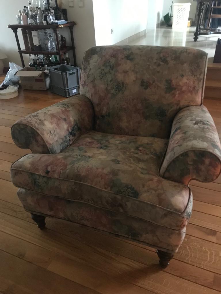 Zetels Engelse stijl, Enlèvement, Comme neuf, Autres dimensions, Tissus