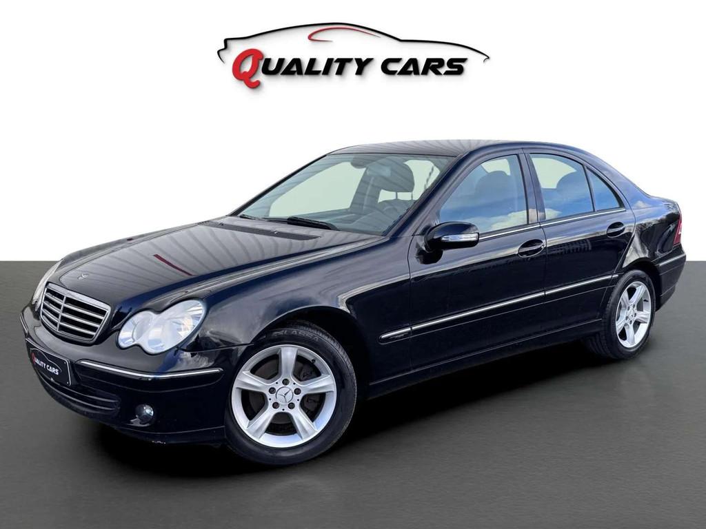 Mercedes-Benz C 180 1.8i Kompressor | Avantgarde | Garantie, Stof, Gebruikt, Zwart, 4 cilinders