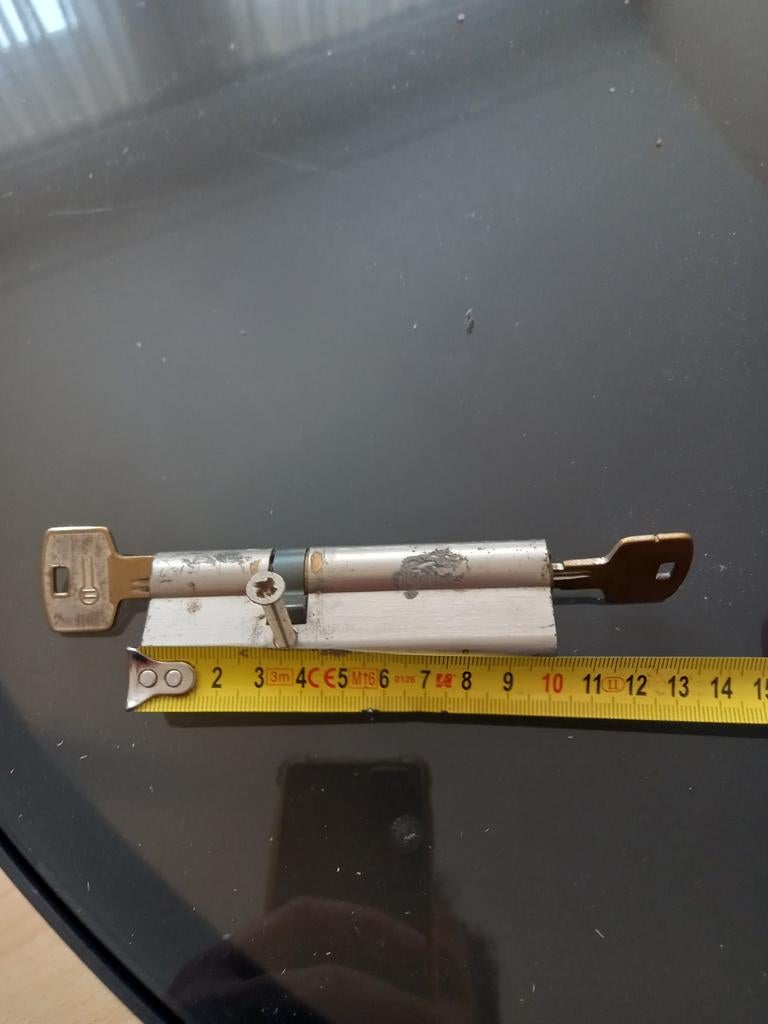 cilinder met 2 sleutels 65mm/35mm, Doe-het-zelf en Bouw, Hang- en Sluitwerk, Ophalen