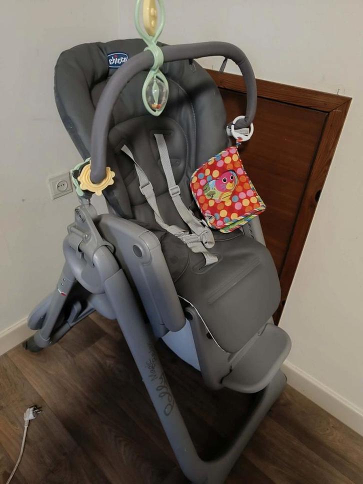 Chicco eetstoel met tafel en speelboog., Kinderen en Baby's, Kinderstoelen, Ophalen