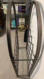 Casier à vin en métal - look industriel - autoportant, Maison & Meubles, Comme neuf, Enlèvement, Métal, 75 cm ou plus