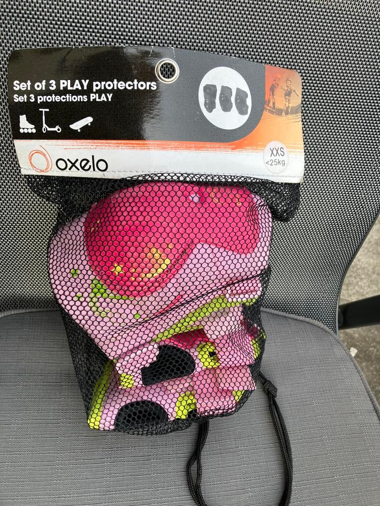 Set 3 x 2 beschermers knie + elleboog + vingers bij kinderen, Ophalen of Verzenden, Verstelbaar, Gebruikt, Kinderen