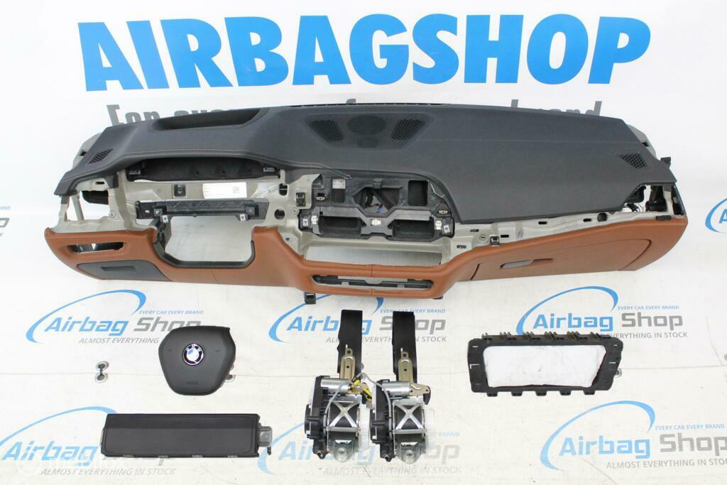 Airbag kit Tableau de bord HUD noir/brun BMW 3 serie G20, Enlèvement ou Envoi, Utilisé