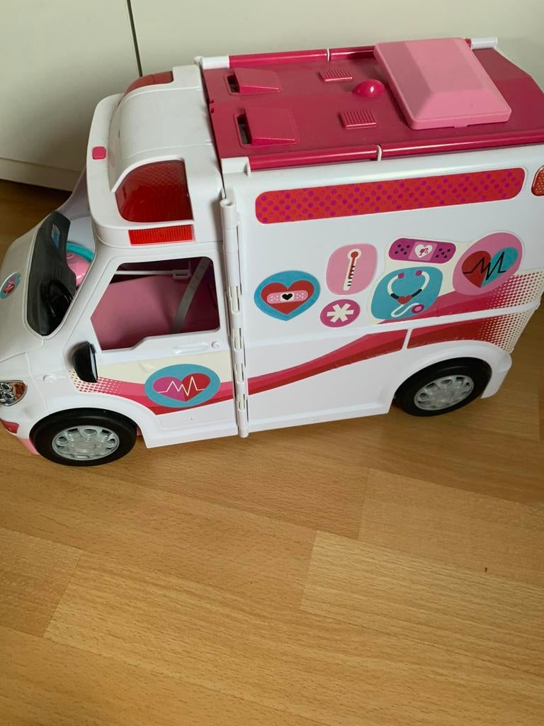 Barbie ambulance, Ophalen, Zo goed als nieuw