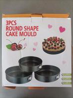Taartvorm 3 stuks nieuw!!, Ophalen