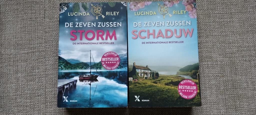 LUCINDA RILEY - DE ZEVEN ZUSSEN - deel 2-3-7-8., Boeken, Ophalen, Zo goed als nieuw, Lucinda Riley