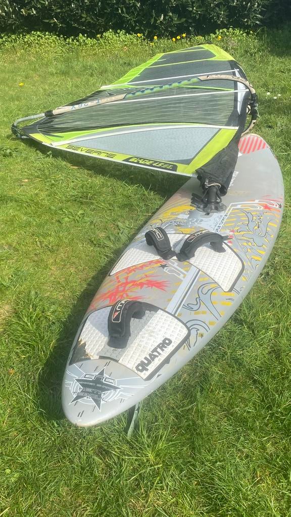 Severne blade/qautro twin wave complete set!, Watersport en Boten, Ophalen, Gebruikt, Met draagtas, Minder dan 250 cm