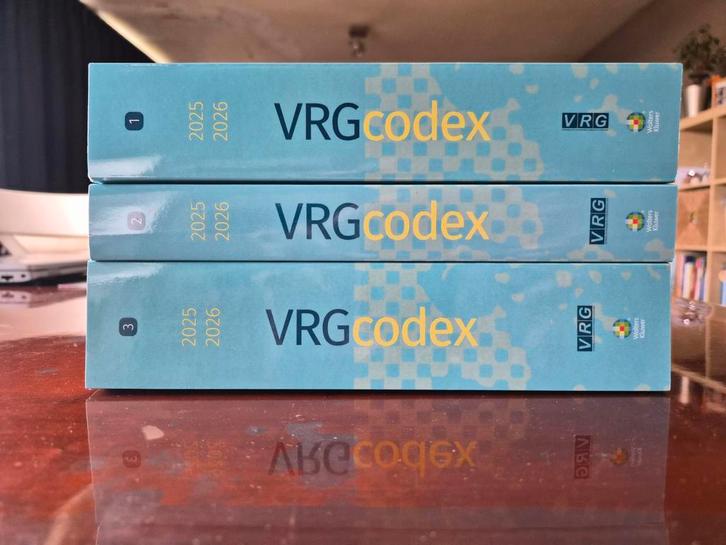 De VRG Codex 2025-2026, Livres, Livres d'étude & Cours, Neuf, Enseignement supérieur professionnel, Enlèvement ou Envoi