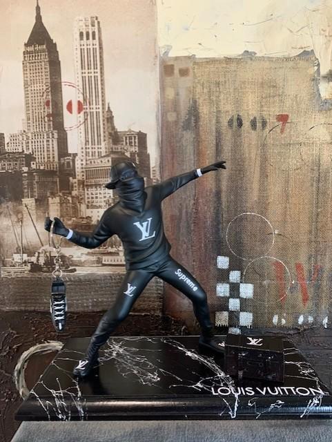 Banksy Supreme LV, Antiquités & Art, Art | Objets design, Enlèvement ou Envoi
