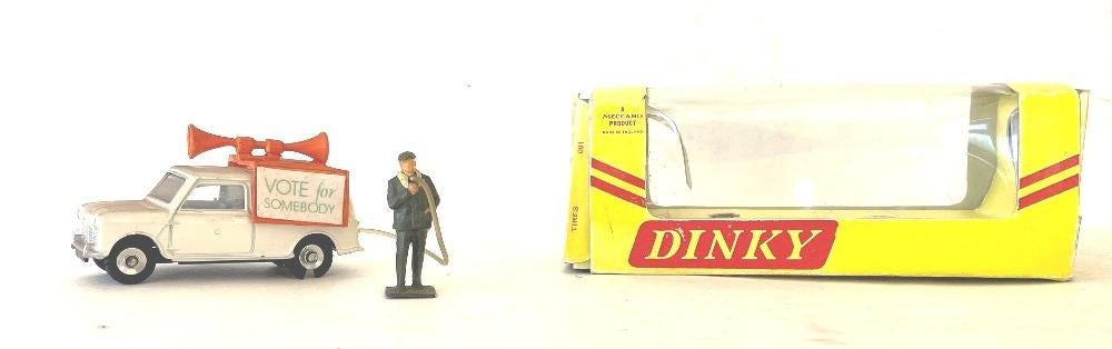 Dinky Toys ELECTION Mini Van  # 492., Hobby en Vrije tijd, Ophalen of Verzenden, Gebruikt, Auto, Dinky Toys