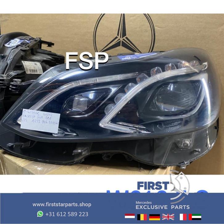 W212 W207 E63 AMG FACELIFT LED KOPLAMP ILS Mercedes E KLASSE, Auto-onderdelen, Verlichting, Mercedes-Benz, Gereviseerd, Ophalen of Verzenden