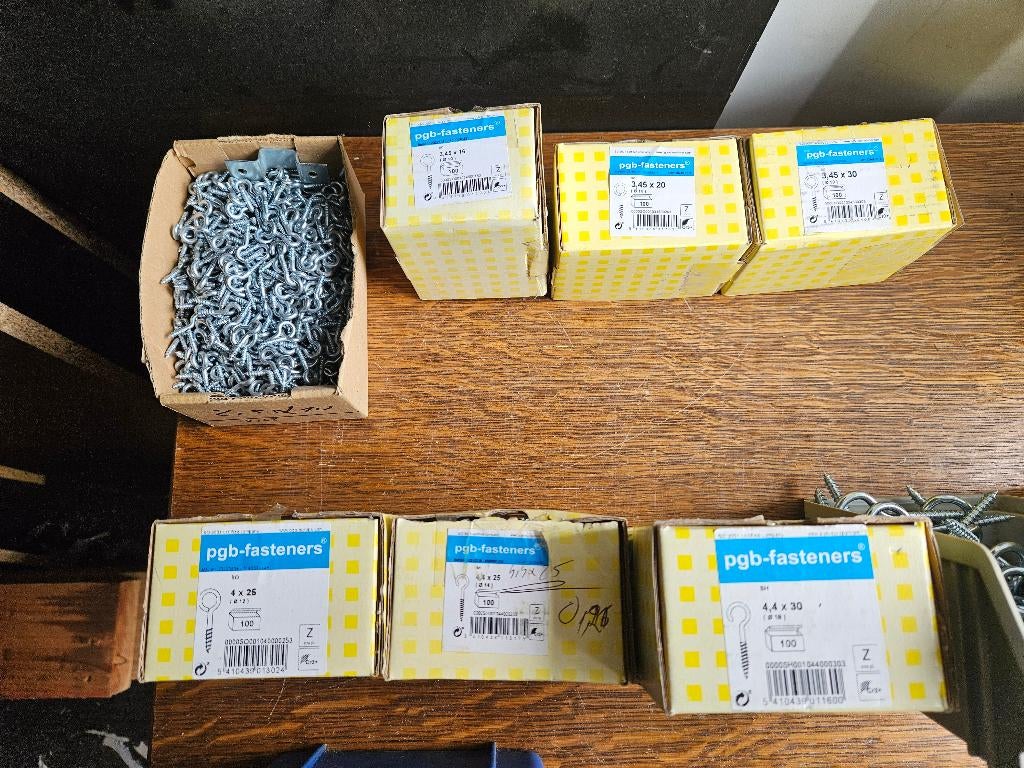 Diverse Ooghaken NIEUW, Enlèvement, Neuf, 50 à 100 mm, Autres types