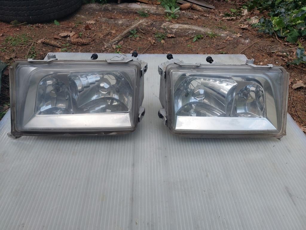 Mercedes w124 koplampen set, Auto-onderdelen, Ophalen of Verzenden, Gebruikt, Mercedes-Benz