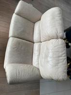 2 sofa cuir. 3 places (200cm) +2 places (160) enclinable, Maison & Meubles, Canapés | Sofas & Chaises Longues, Enlèvement, Utilisé