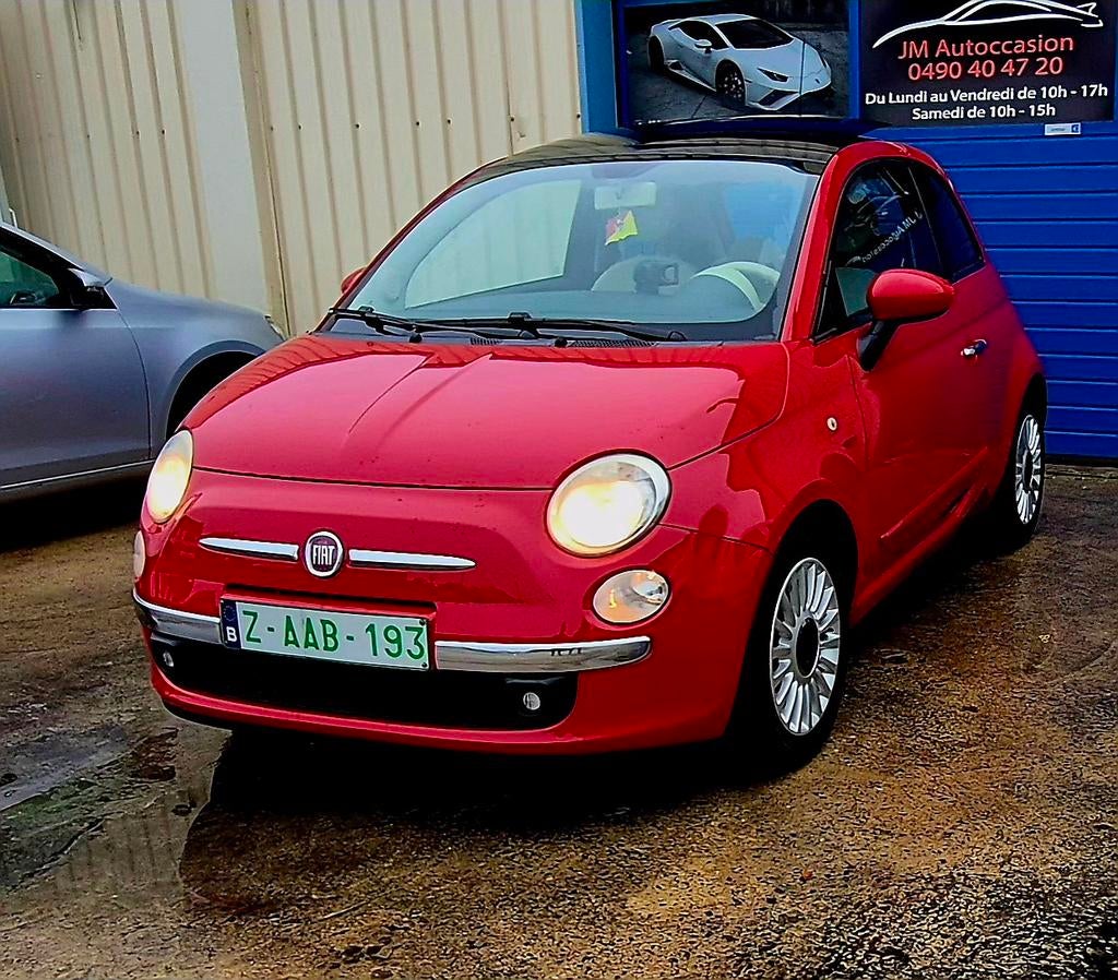 Fiat 500 twinair turbo, Auto's, Fiat, Voorwielaandrijving, Leder en Stof, Bedrijf, 3 cilinders
