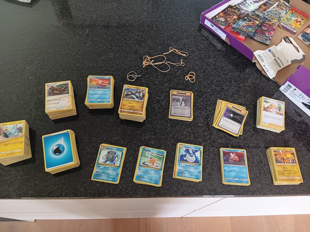 Pokémon bulk te koop: ongeveer 700 kaarten, Ophalen
