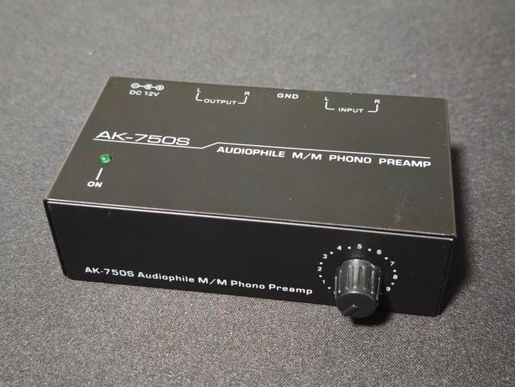 Phono preamp AK-750S – voor platenspeler (MM), Audio, Tv en Foto, Versterkers en Ontvangers, Ophalen of Verzenden