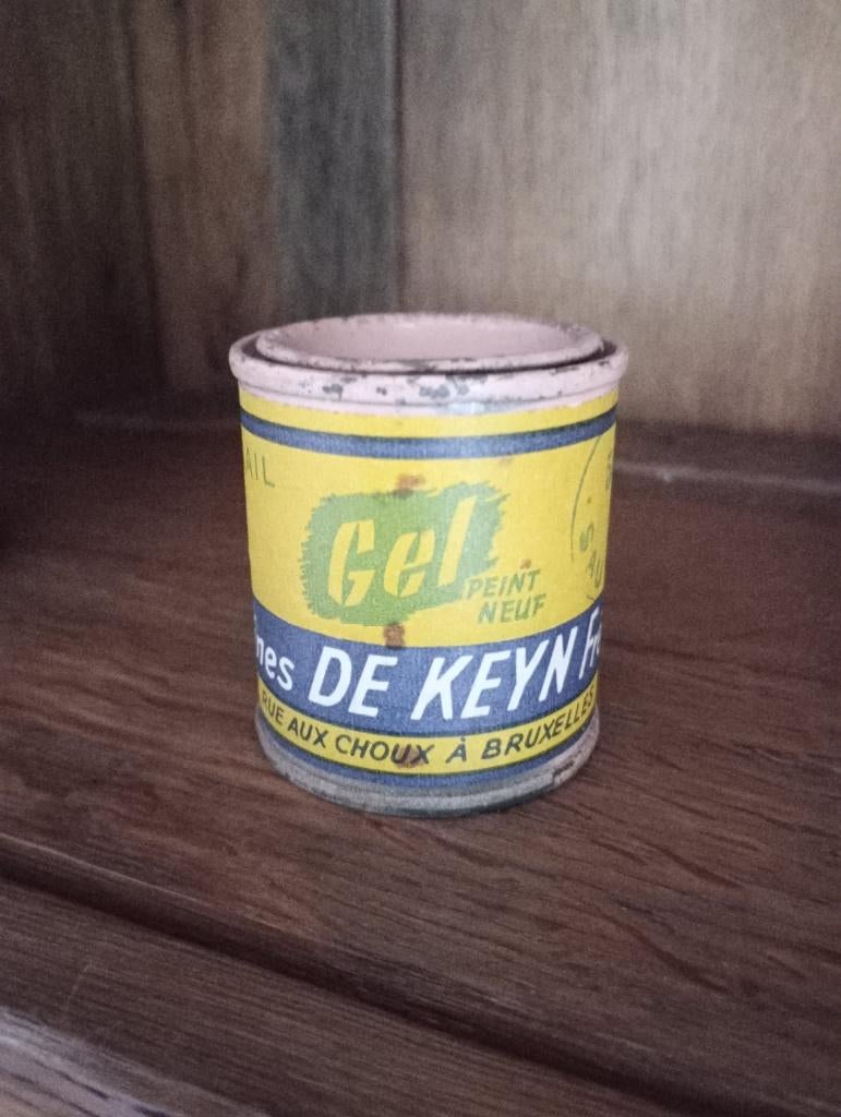 Ancien petit pot de peinture De Keyn, Enlèvement ou Envoi, Utilisé, Emballage
