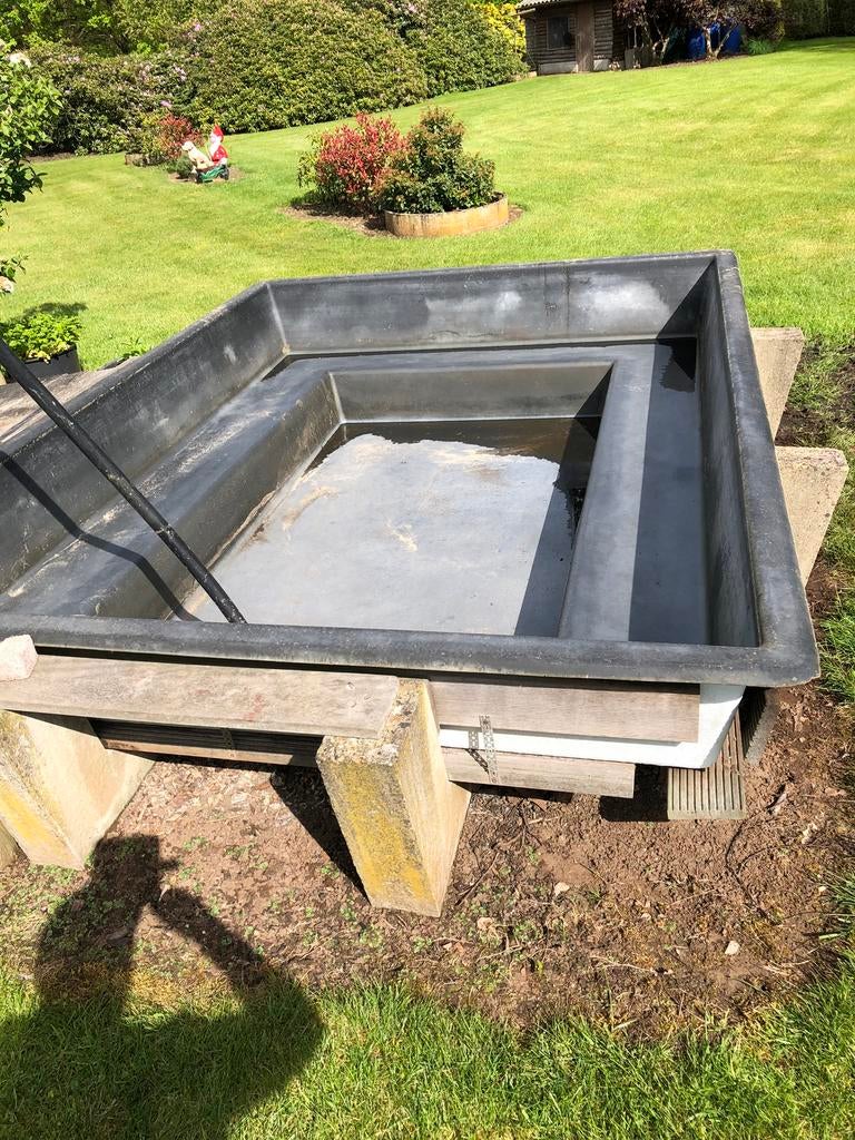 Poyester bad, Tuin en Terras, Ophalen, Gebruikt