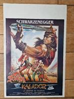 filmaffiche Arnold Schwarzenegger Red Sonja filmposter, Rechthoekig Staand, Ophalen of Verzenden, Zo goed als nieuw, A1 t/m A3