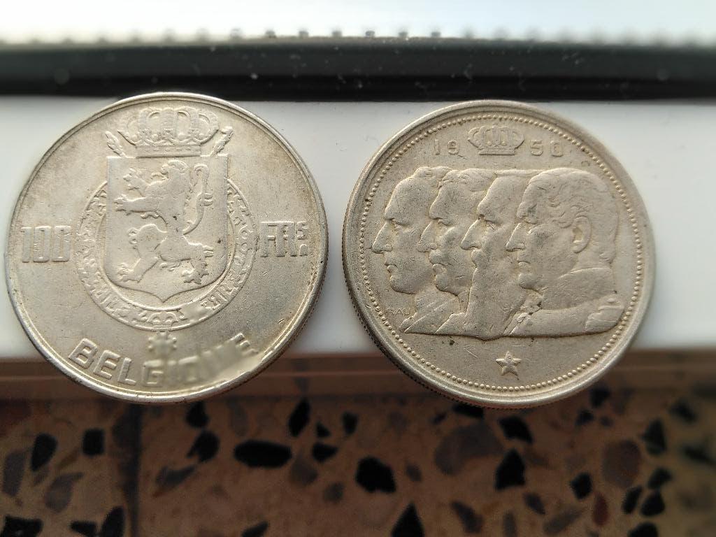 100 Belgische frank, Postzegels en Munten, Munten | België, Ophalen, Zilver, Losse munt, Zilver