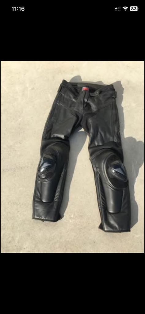 Pantalon moto Dainese, Ophalen