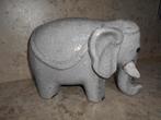 Magnifique éléphant en pierre, Enlèvement, Comme neuf, Animal