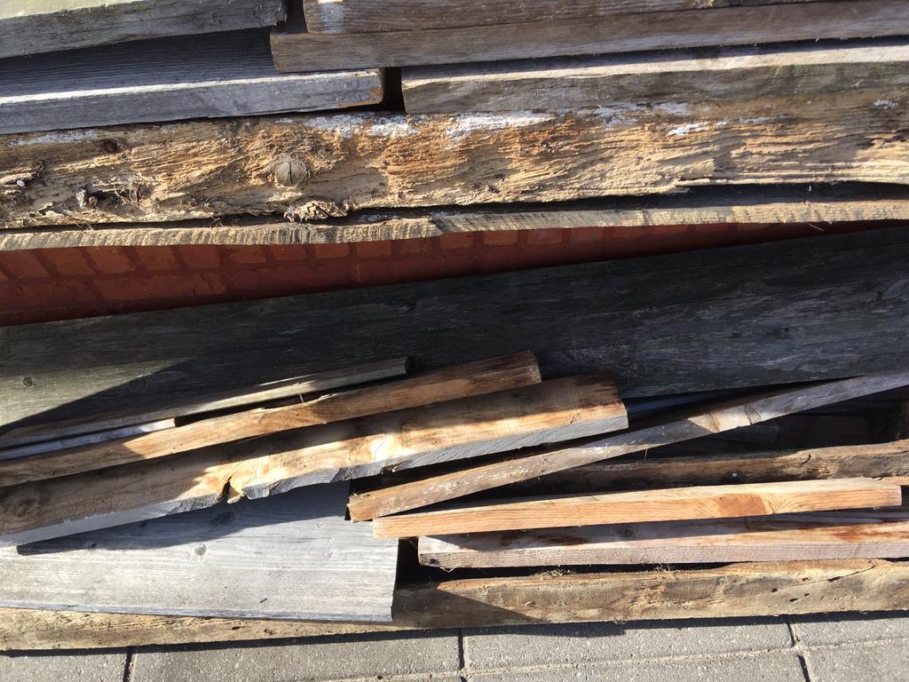 Hout ( gratis), Tuin en Terras, Ophalen, Gebruikt, Planken