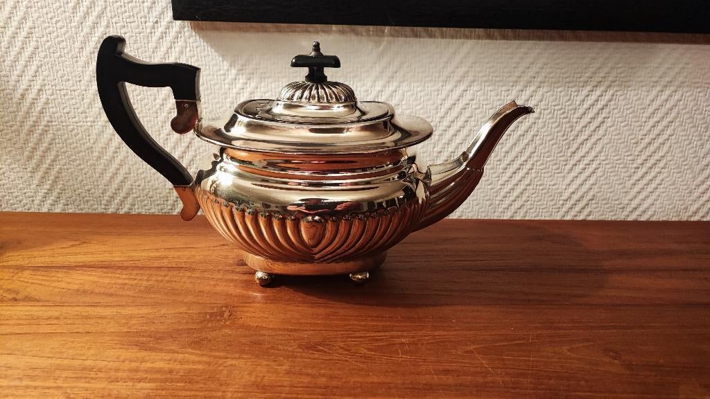 Vintage Victoriaanse stijl verzilverde theepot Towle, Ophalen of Verzenden