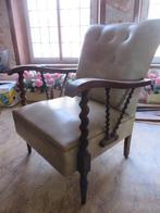 salon, gedraaid of getorst hout, gecapitonneerd, Huis en Inrichting, Ophalen, Gebruikt, Hout