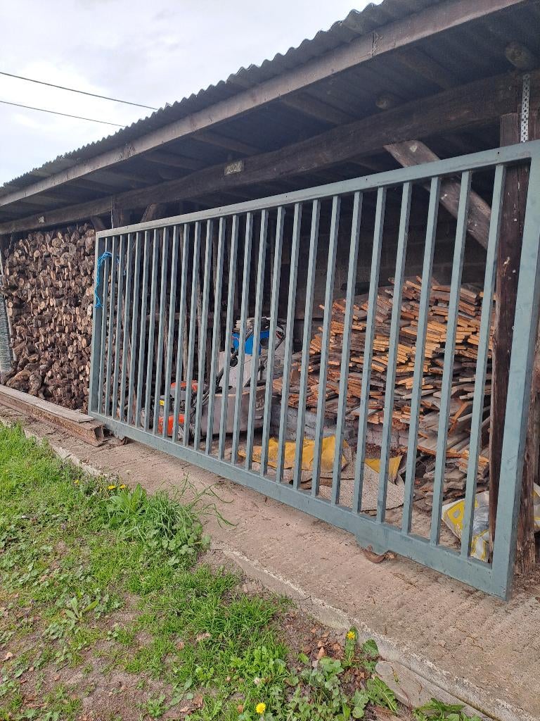 Ijzeren poort, Jardin & Terrasse, Portes de jardin, 200 cm ou plus, Porte coulissante, 150 à 200 cm, Enlèvement