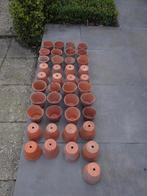Oude terracotta bloempotjes, Tuin en Terras, Ophalen, Gebruikt, Terracotta