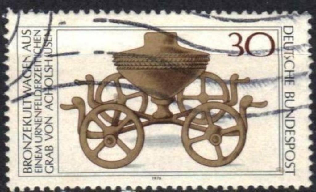 Allemagne Bundespost 1976 - Yvert 746 - Archéologie (ST), Envoi, Affranchi