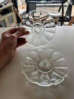 2 gesigneerde Val Saint Lambert bordjes in mangaan glas., Ophalen